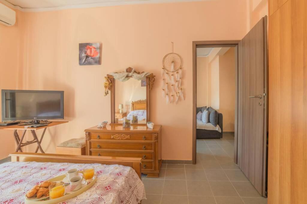 Bright Newly Renovated Apt Near Beach & Center+Ac Anemomylos 외부 사진