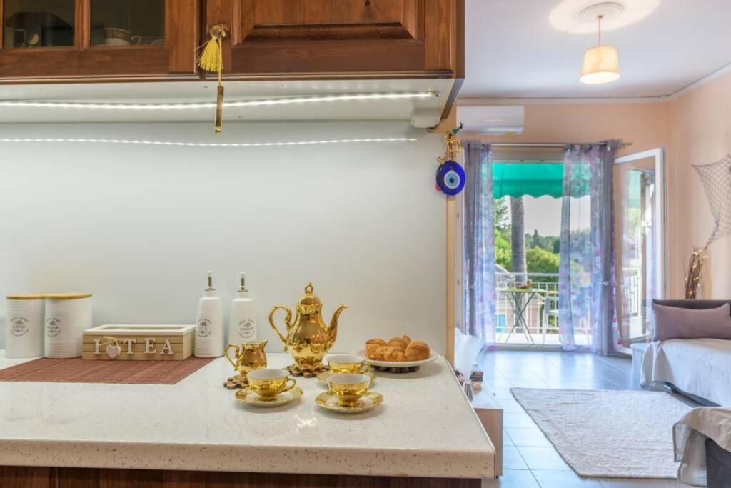 Bright Newly Renovated Apt Near Beach & Center+Ac Anemomylos 외부 사진